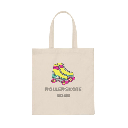 Canvas Tote Bag, skates, mothers day gifts, cute gift, skate lovers, Gifts for her, trendy tote bag. cute bag. girl skaters