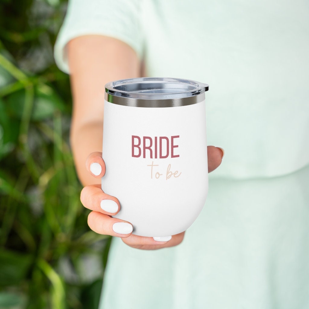 Bride Wine Tumbler. Boho Bridal Shower, Bachelorette party favors tumbler, Bachelorette party favors, Bridesmaid gifts, Bridal Shower Favo