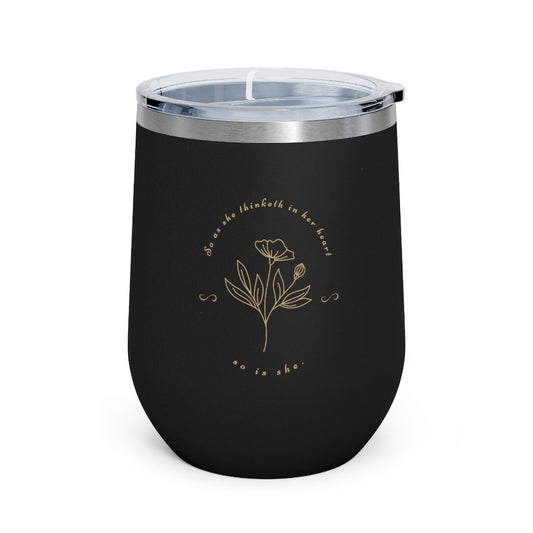 Wine Tumbler, Dark Academia home decor, Interior Design gifts, drinkware, Dark Academia, Light Academia, Latin bookish home decor