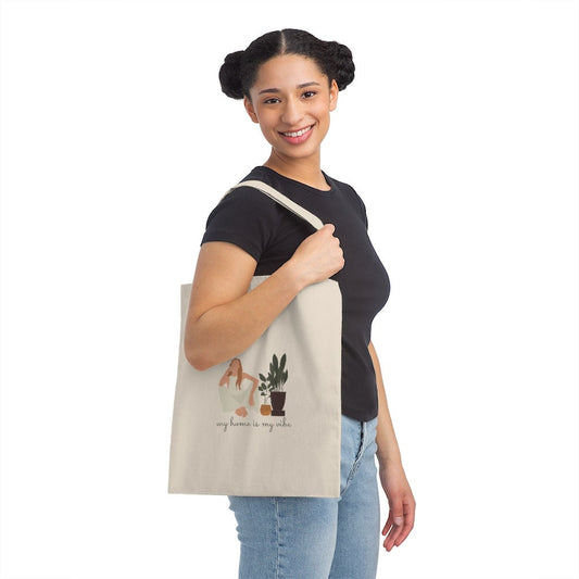 Canvas Tote Bag, Boho, mothers day gifts, cute gift, grocery bag, library bag, homeowner gift, Gifts for her, trendy tote bag