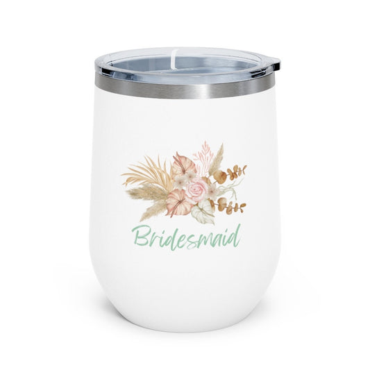 Bride Wine Tumbler,Bachelorette partyfavors,Cottagecore Bachelorette party favors,Bridesmaid gifts, Bridal Shower Favor ideas. bridesmaid,
