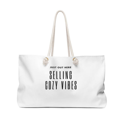 Realtor Weekender Bag, Weekender Travel Tote, Overnight Bag, Travel Bag, Extra Large Tote Bag, Realtor Closing Gift, Gift Basket Gift