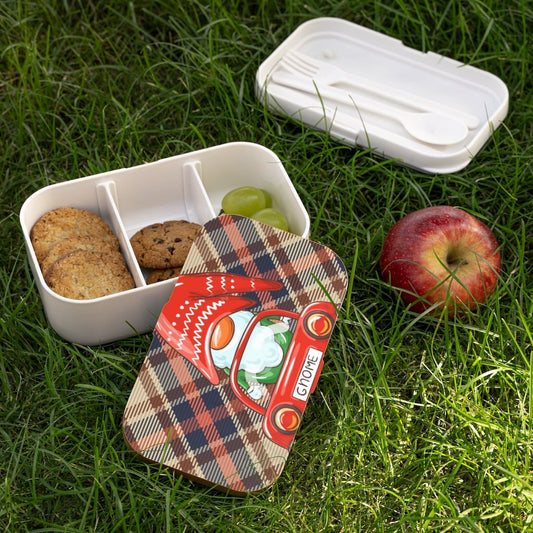 Retro Christmas Cottagecore Bento Lunch Box, Lunch box, bento box for adults, bento, snack box, Christmas aesthetic, Grandma gift
