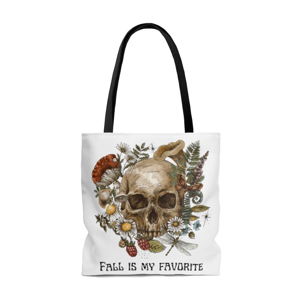 Dark Academia aesthetic,Goblincore Tote Bag , Halloween Tote Bag, Halloween Treat Bags, Halloween, Goblincore weekender bag, weekend bag,