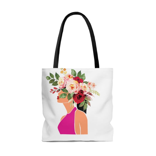 Boho Floral Tote Bag , Bridal Party Favor, Bridal Proposal Box, Halloween, Teacher gift, Floral boho weekender bag, weekend bag, boho