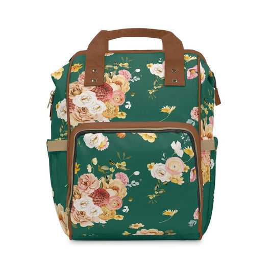 Dark Academia Aesthetic Diaper Backpack, Diaper Bag Backpack, Baby Backpack, Travel Backpack, Laptop Backpack, new parents gift, Emerald