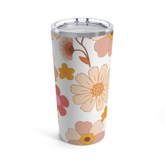 Retro aesthetic Tumbler 20oz, Floral Tumbler, tumblers,insulated tumbler, best friend gift, neighbor gift