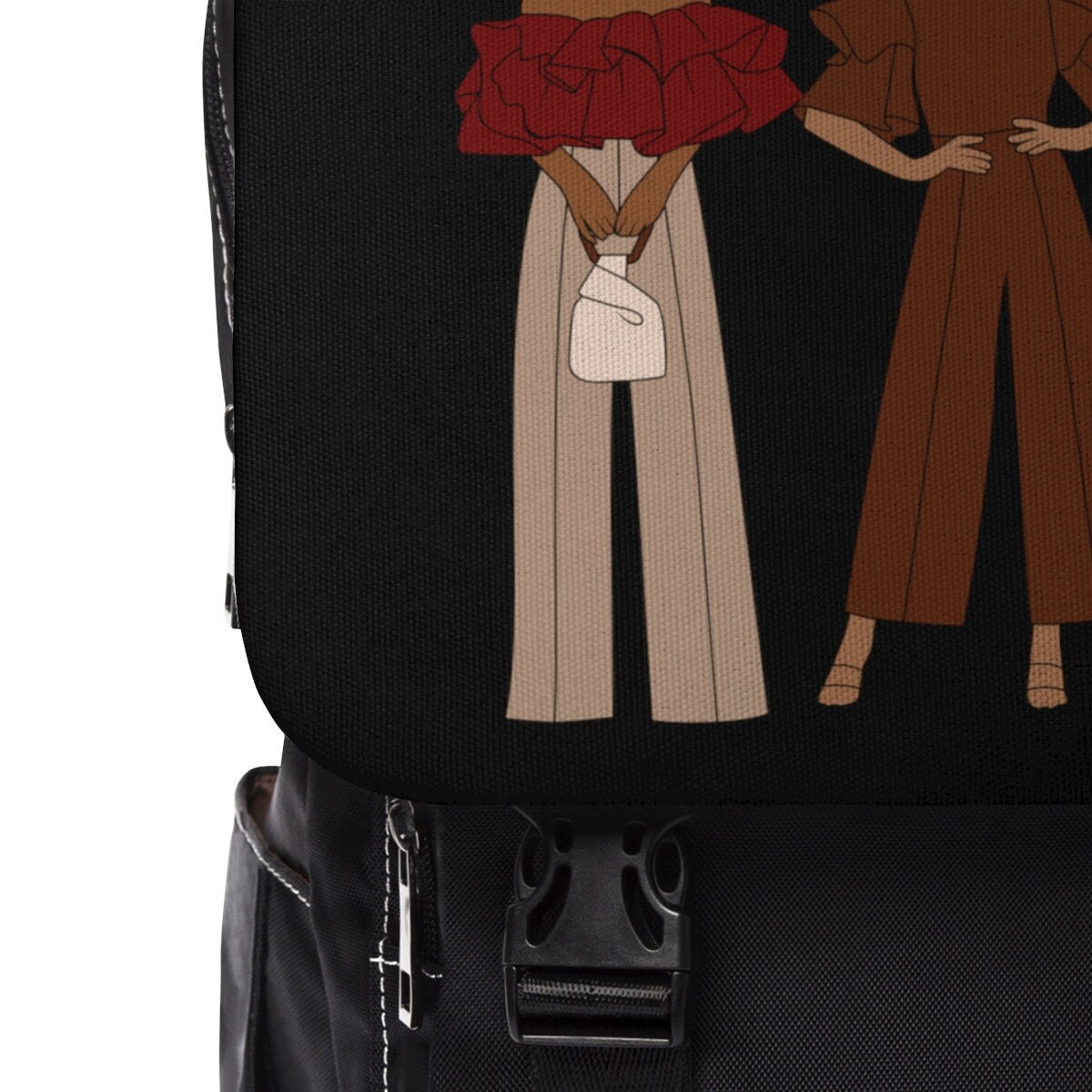 Black Girl Shoulder Backpack, Back to school, Black Girl Magic, Black Owned Shops, African American Teacher Gift, Self Care Kit