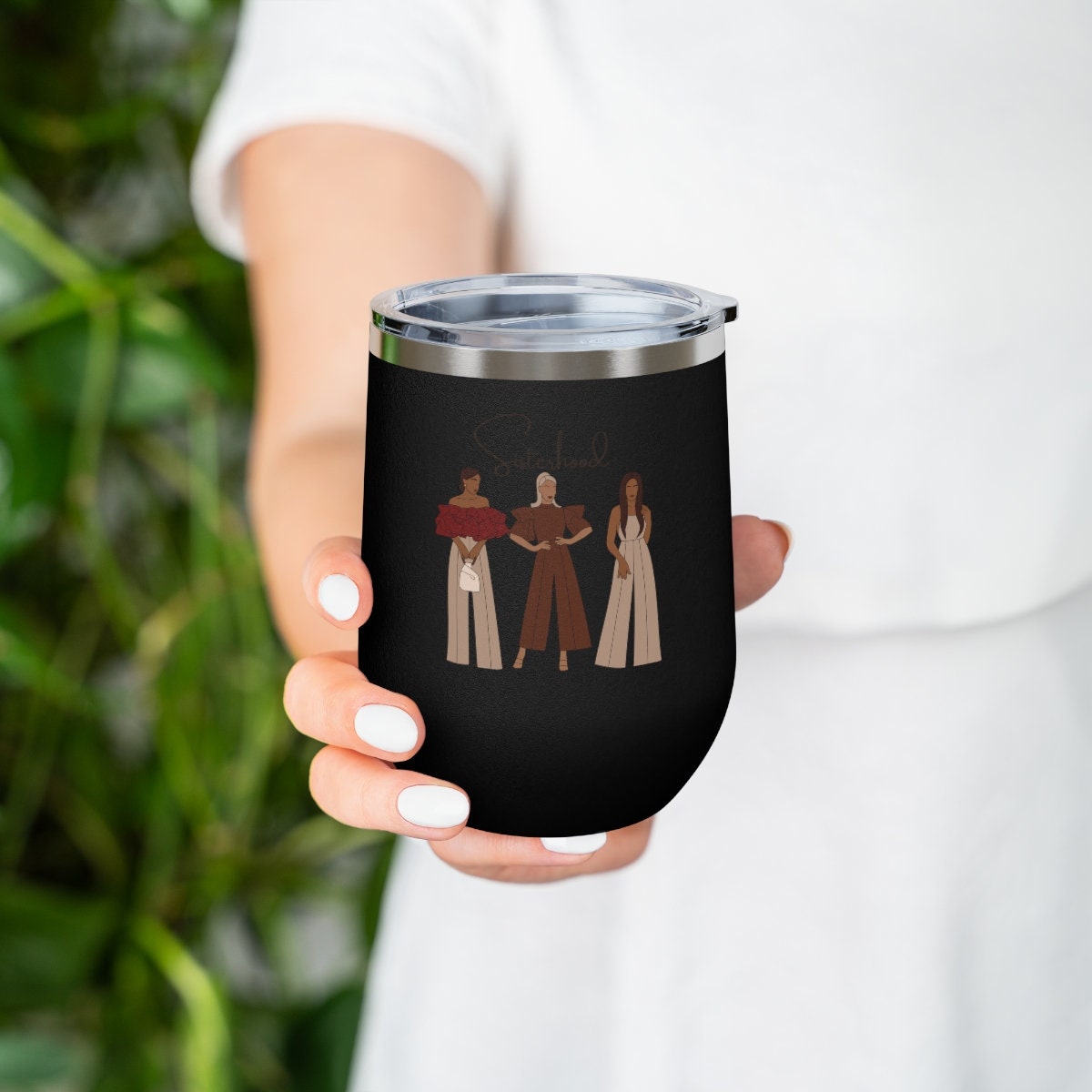 Black Girl Magic wine tumbler, coffee mug, tumbler, Black woman tumbler, Black Owned Shops, African American Grandma gift, Best friend gift