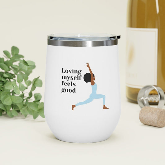 Black Girl Magic wine tumbler, black yogi, tumbler, Black woman tumbler, Black Owned Shops, African American Grandma gift, Best friend gift