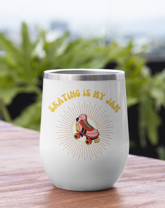 Wine Tumbler Mom, Roller skating, roller skate, Mother's Day gift for Sisters, roller derby, Roller girl, wine tumbler sayings, Mom gift