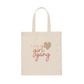 Canvas Tote Bag, Mama of girls, mothers day gifts, cute gift, I run a girl gang, girl gang, Gifts for her, trendy tote bag