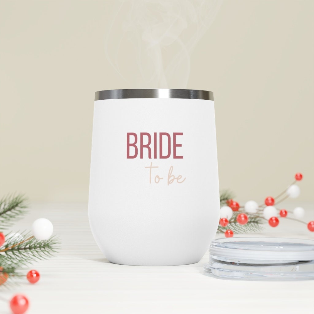Bride Wine Tumbler. Boho Bridal Shower, Bachelorette party favors tumbler, Bachelorette party favors, Bridesmaid gifts, Bridal Shower Favo