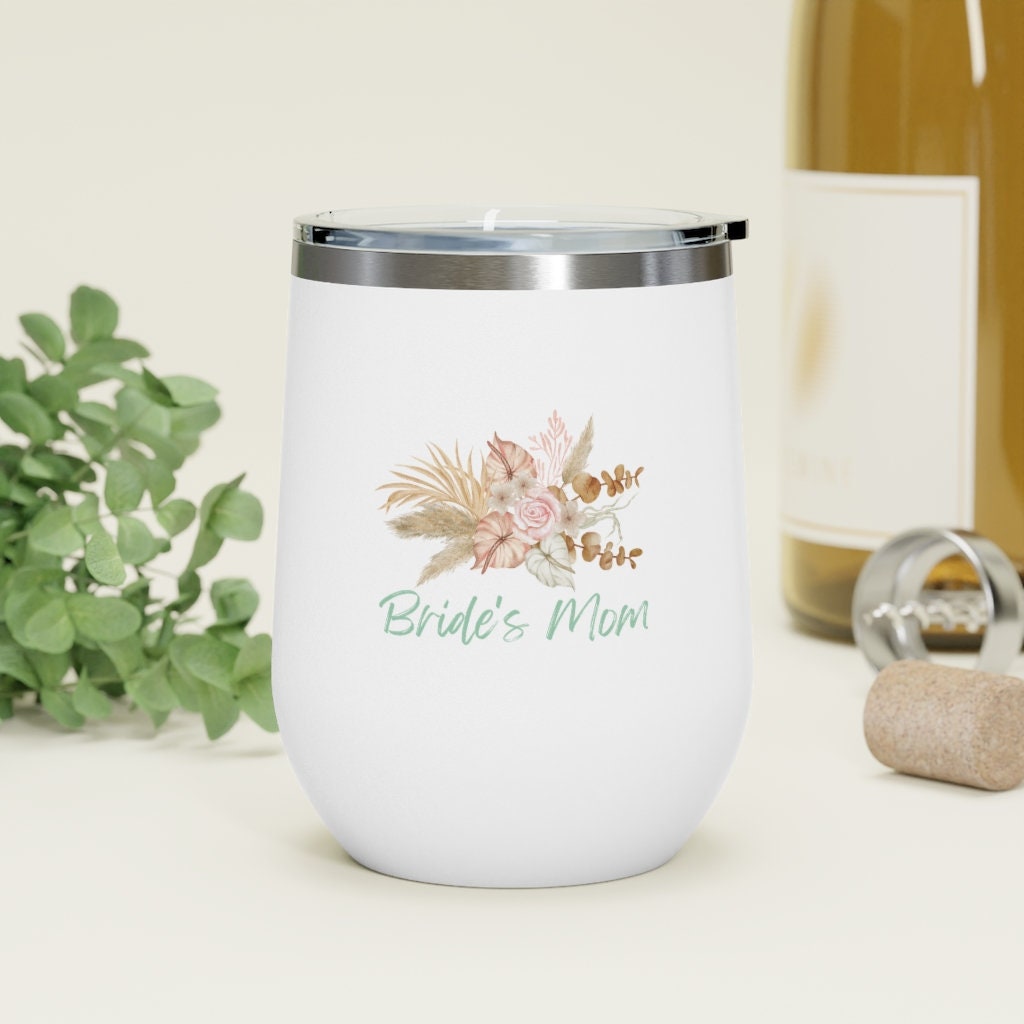 Bride Wine Tumbler.  Bachelorette party favors tumbler, Bachelorette party favors, Bridesmaid gifts, Bridal Shower Favor ideas. Mom of Bride