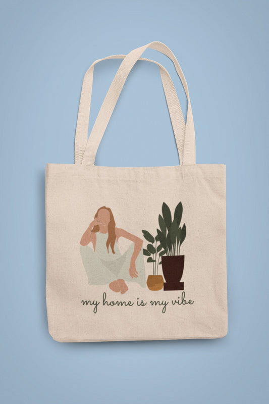 Cottagecore Tote Bag, back to school, summer gift, cute gift, grocery bag, library bag, homeowner gift, Gifts for women, trendy tote bag