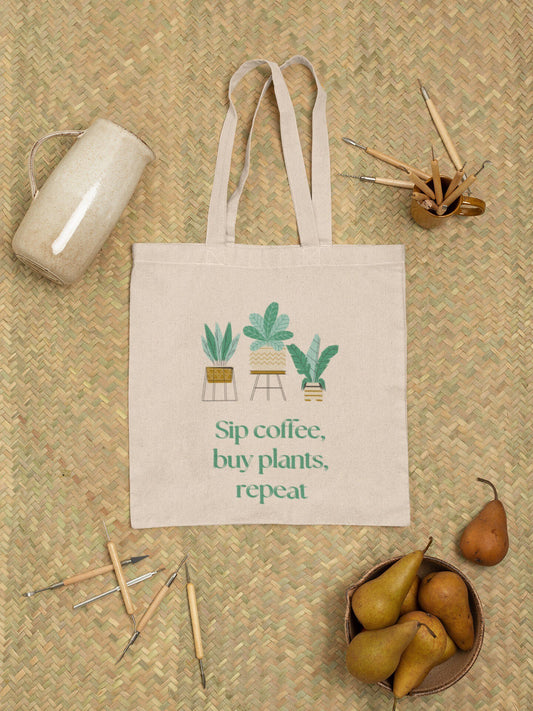 Cottagecore canvas Tote Bag, tote bag aesthetic, plant, plant lady, Aesthetic tote bag, plant dad, realtor gifts