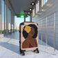 Suitcase, Boho, Room Decor, Black Girl Magic, Black Owned Shops, Gifts for her, Summer Gift, Self Care Gift, Black Girl Luggage