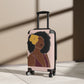 Suitcase, Boho, Room Decor, Black Girl Magic, Black Owned Shops, Gifts for her, Summer Gift, Self Care Gift, Black Girl Luggage
