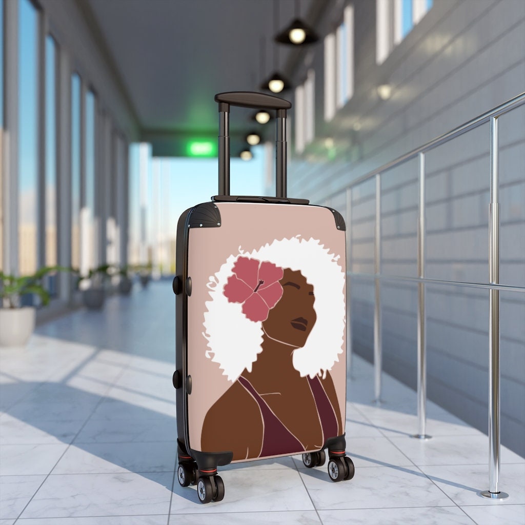 Suitcase, Boho, Room Decor, Black Girl Magic, Black Owned Shops, Gifts for her, Summer Gift, Self Care Gift