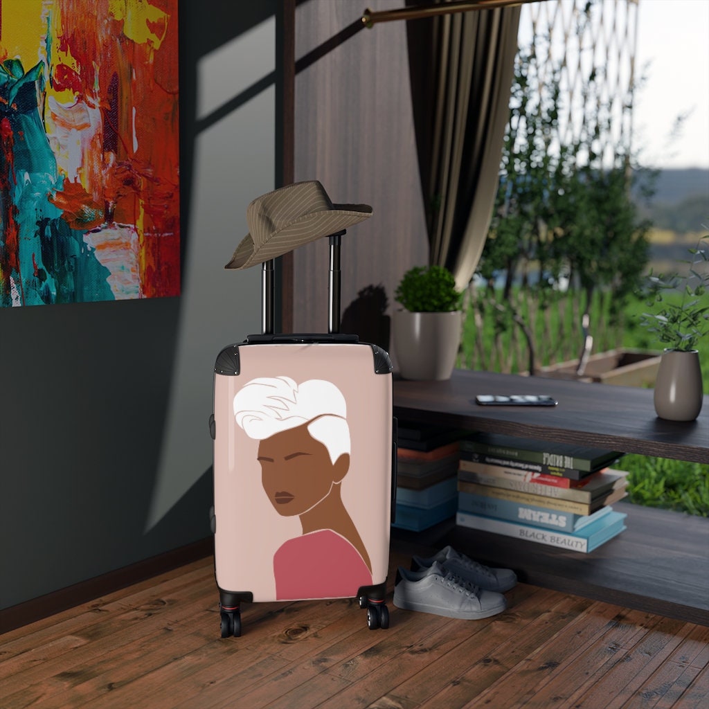 Suitcase, Boho, Room Decor, Black Girl Magic, Black Owned Shops, Gifts for her, Summer Gift, Self Care Gift, Gift for Grandma