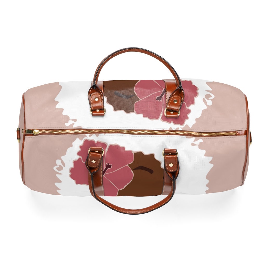 Black Girl Travel Bag, Weekender Bag, Black Girl Magic, Black Owned Shops, gift for Grandma, Self Care Kit