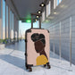 Suitcase, Boho, Room Decor, Black Girl Magic, Black Owned Shops, Gifts for her, Summer Gift, Self Care Gift, Black Girl Luggage