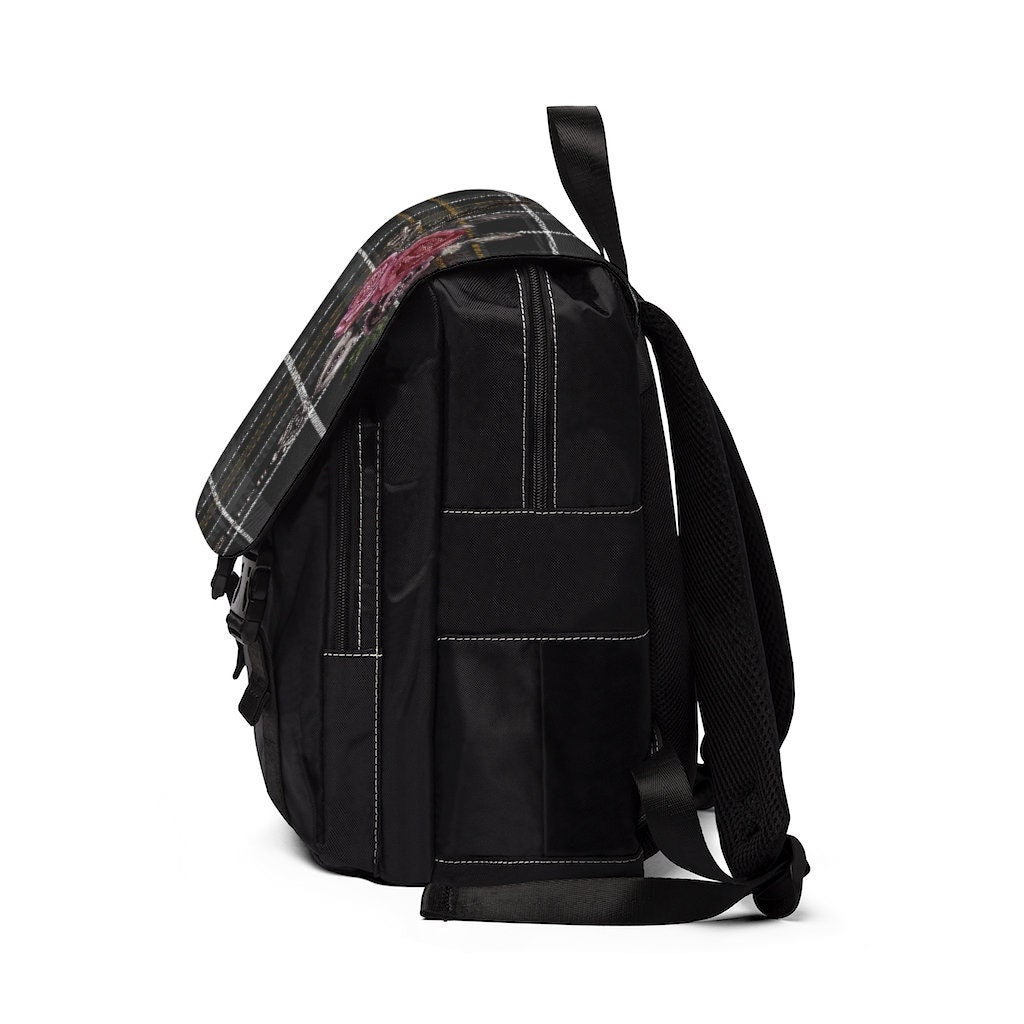 Dark Academia Casual Shoulder Backpack, Travel Backpack, canvas backpack, cute backpack, Goblincore aesthetic, Dark Academia aesthetic