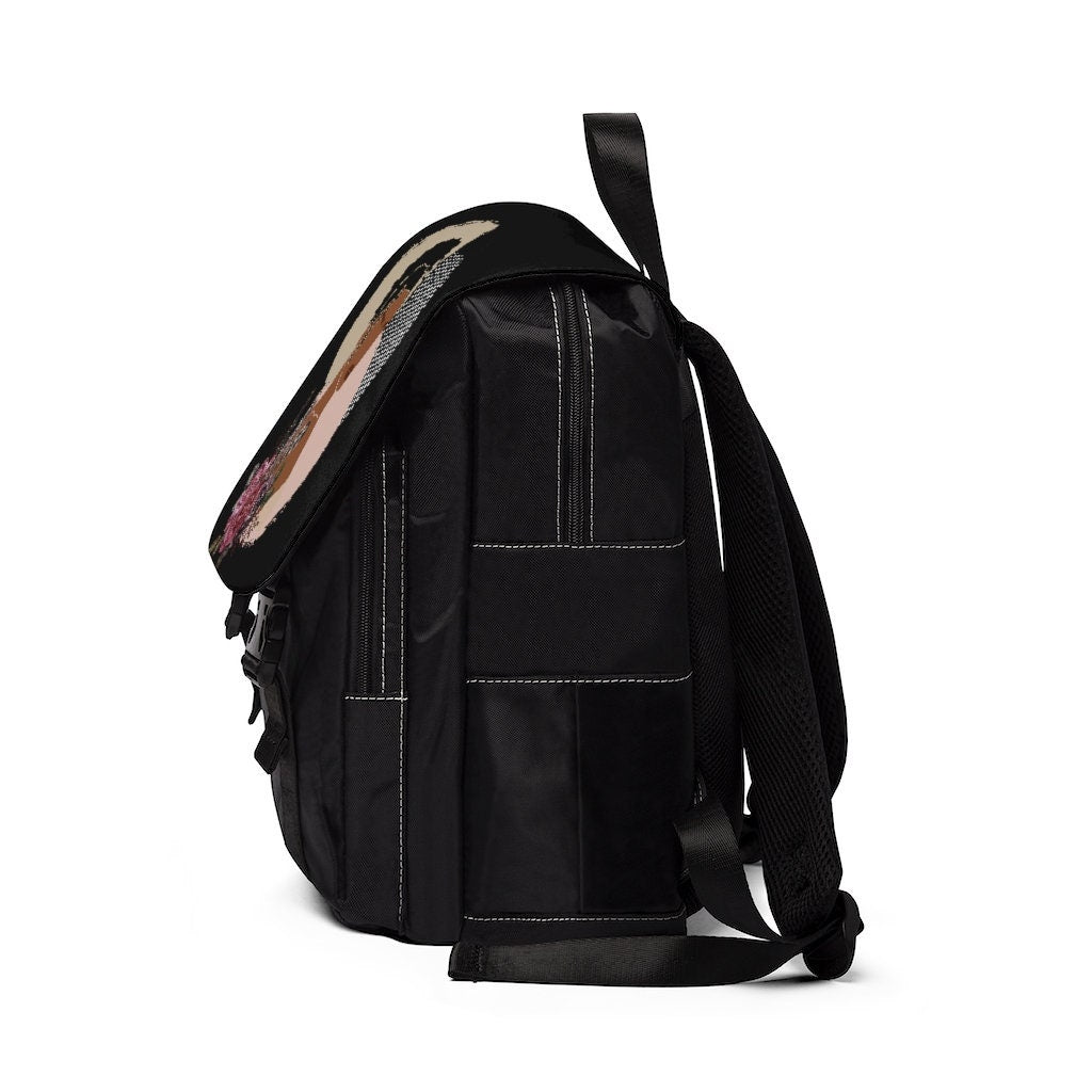 Black Girl Magic Casual Shoulder Backpack, Travel Backpack, canvas backpack, cute backpack, Black Owned Shops, African American Trav