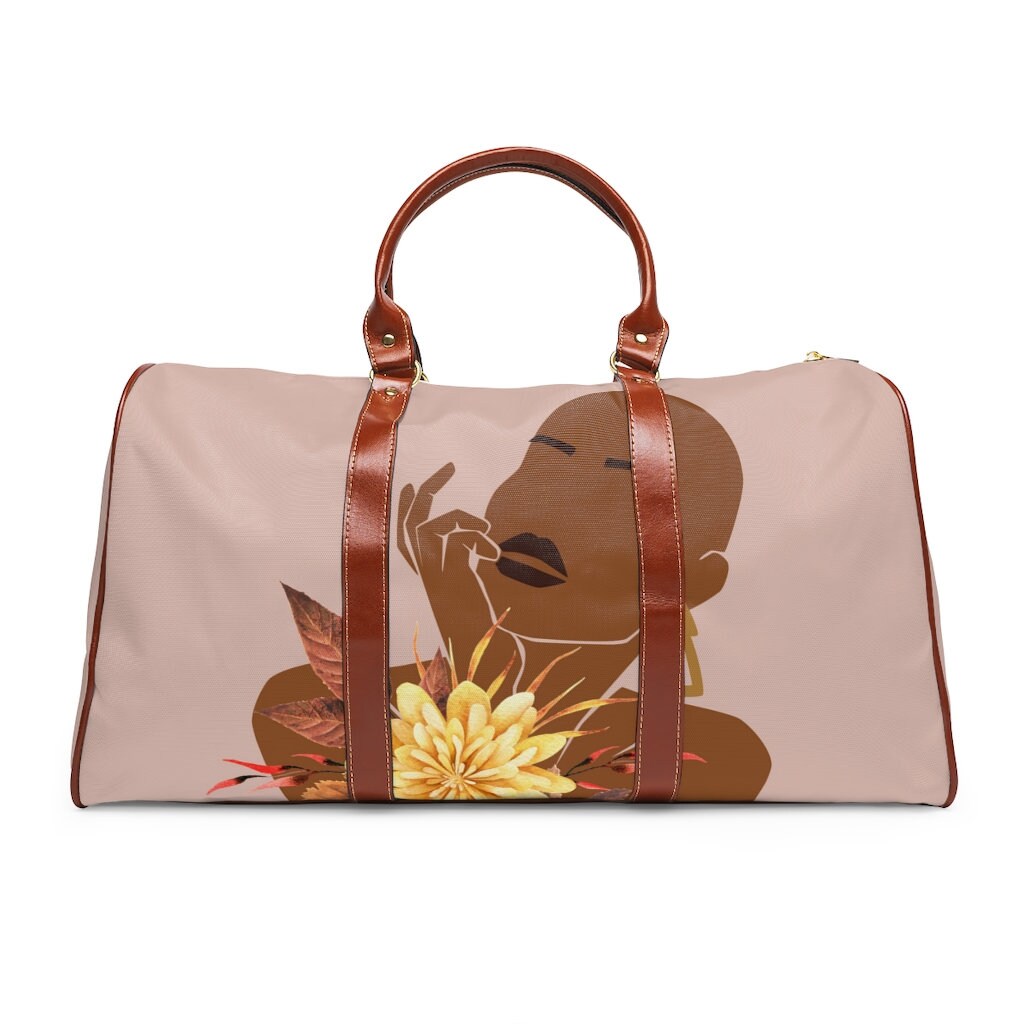 Black Girl Travel Bag, Weekender Bag, Black Girl Magic, Black Owned Shops, African American Teacher Gift, Self Care Kit, godmother gift
