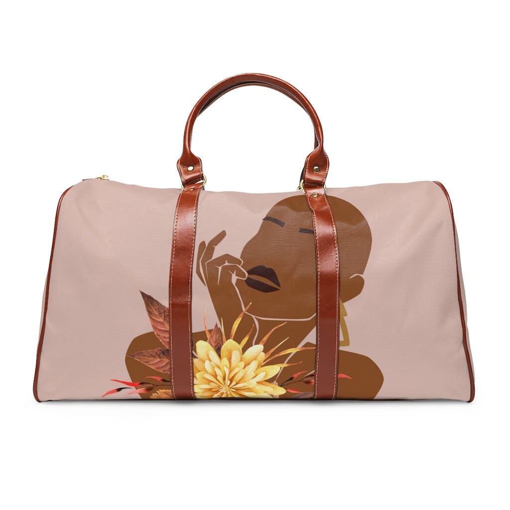 Black Girl Travel Bag, Weekender Bag, Black Girl Magic, Black Owned Shops, African American Teacher Gift, Self Care Kit, godmother gift