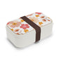 Floral Bento lunch box for adult, Lunch Box, Lunch box, bento box for adults, bento, snack box,  cute lunch box, boho
