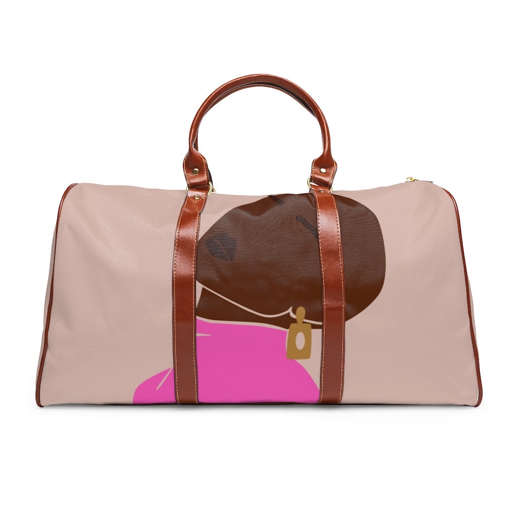 Black Girl Travel Bag, Weekender Bag, Black Girl Magic, Black Owned Shops, Christmas gift for her, Self Care, overnight bag, godmother gift
