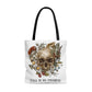 Dark Academia aesthetic,Goblincore Tote Bag , Halloween Tote Bag, Halloween Treat Bags, Halloween, Goblincore weekender bag, weekend bag,