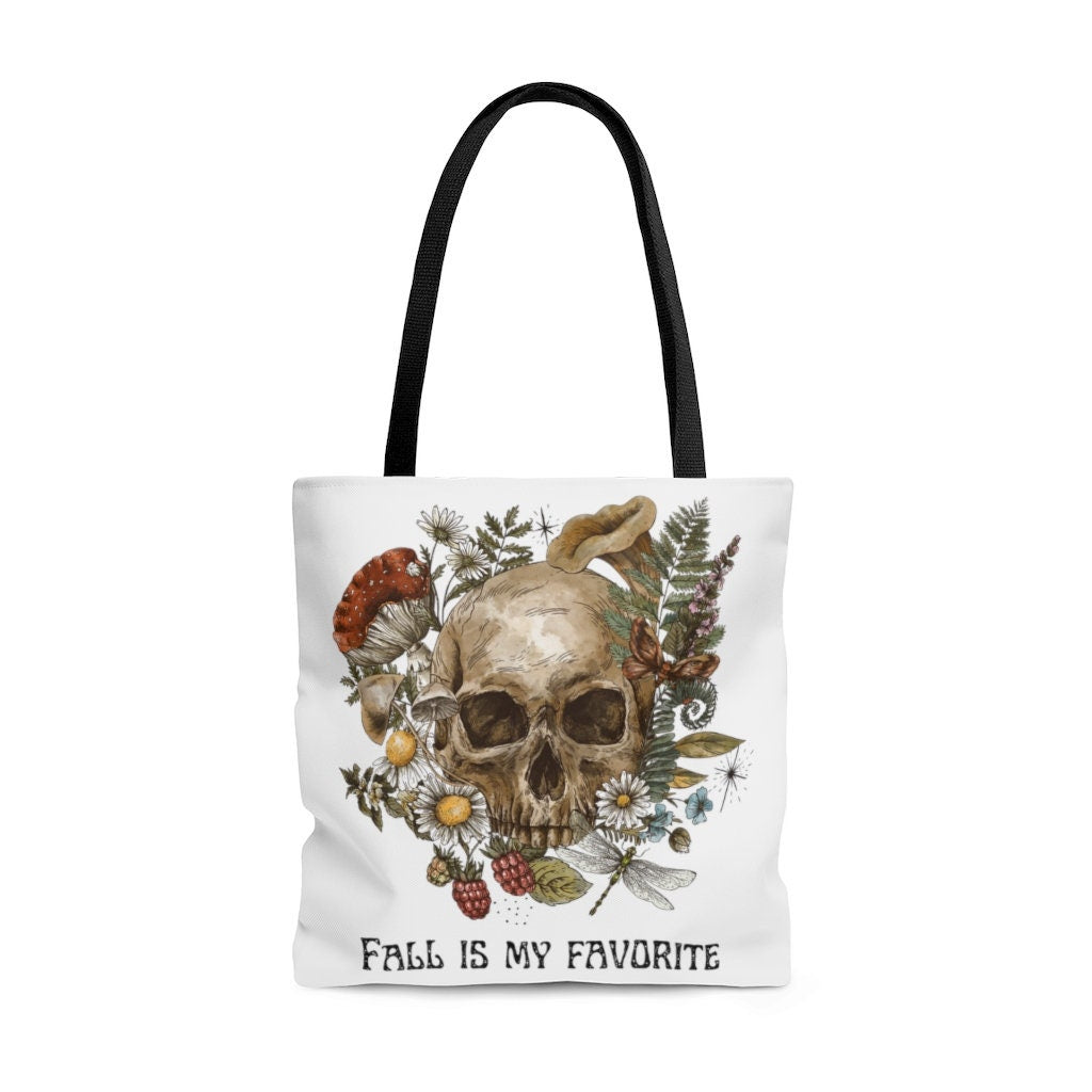 Dark Academia aesthetic,Goblincore Tote Bag , Halloween Tote Bag, Halloween Treat Bags, Halloween, Goblincore weekender bag, weekend bag,