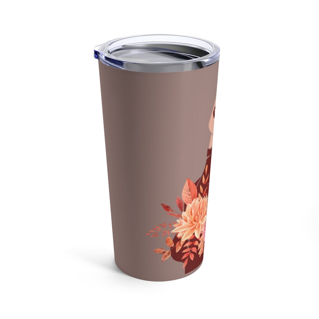 Breast Cancer Survivor Tumbler 20oz, Tumblers, Black owned shop, Boho Bouquet, gifts for friend, neighbor gift