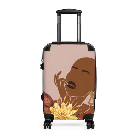 Cancer Survivor Suitcase, Boho, Room Decor, Black Girl Magic, Black Owned Shops, Gifts for her, Summer Gift, Self Care Gift,