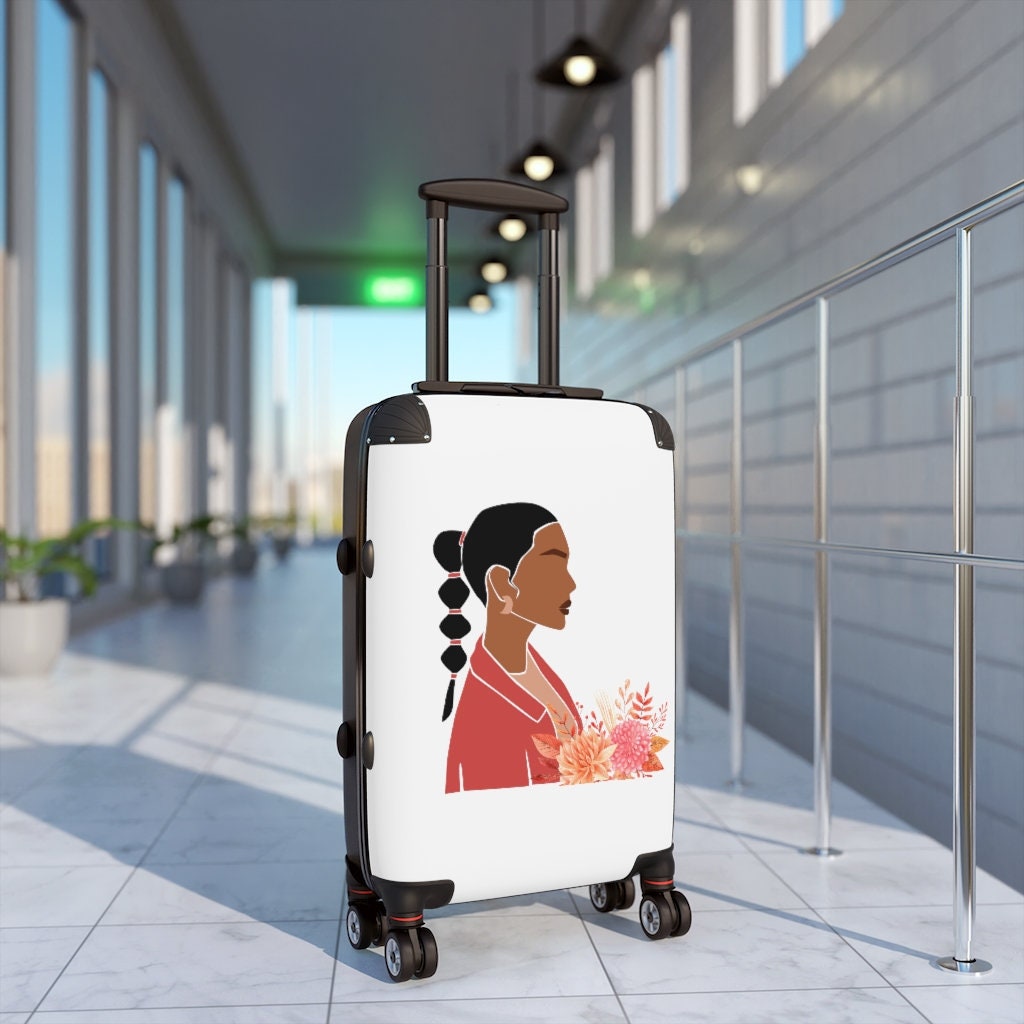 Suitcase, Boho, Room Decor, Black Girl Magic, Black Owned Shops, Gifts for her, Summer Gift, Self Care Gift