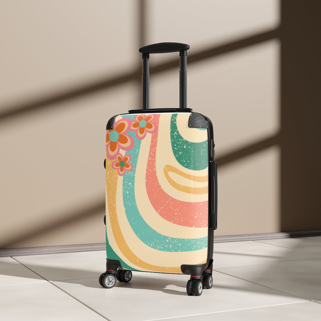 Retro Suitcase, Gifts for Travelers Luggage, Black Owned Shops, Gifts for her, Carry on Bag, Self Care Gift, Teenagers, Christmas Gifts, y2k