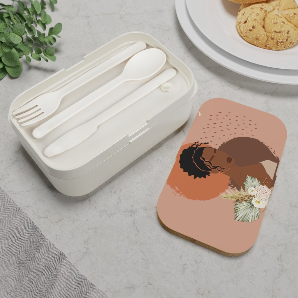 Black Girl Magic Bento Lunch Box,Lunch box, bento box for adults, bento, snack box, Black Owned Shops, African American Grandma gift