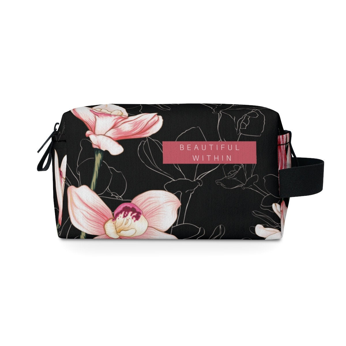 Dark Academia Toiletry Bag, Make up bag, custom makeup bag, monogram makeup bag, small makeup bag, toiletry bag women, Bridesmaid gifts