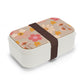 Floral Bento Lunch Box, Lunch box, bento box for adults, bento, snack box,  Boho aesthetic, Gift for her, bento box for kids