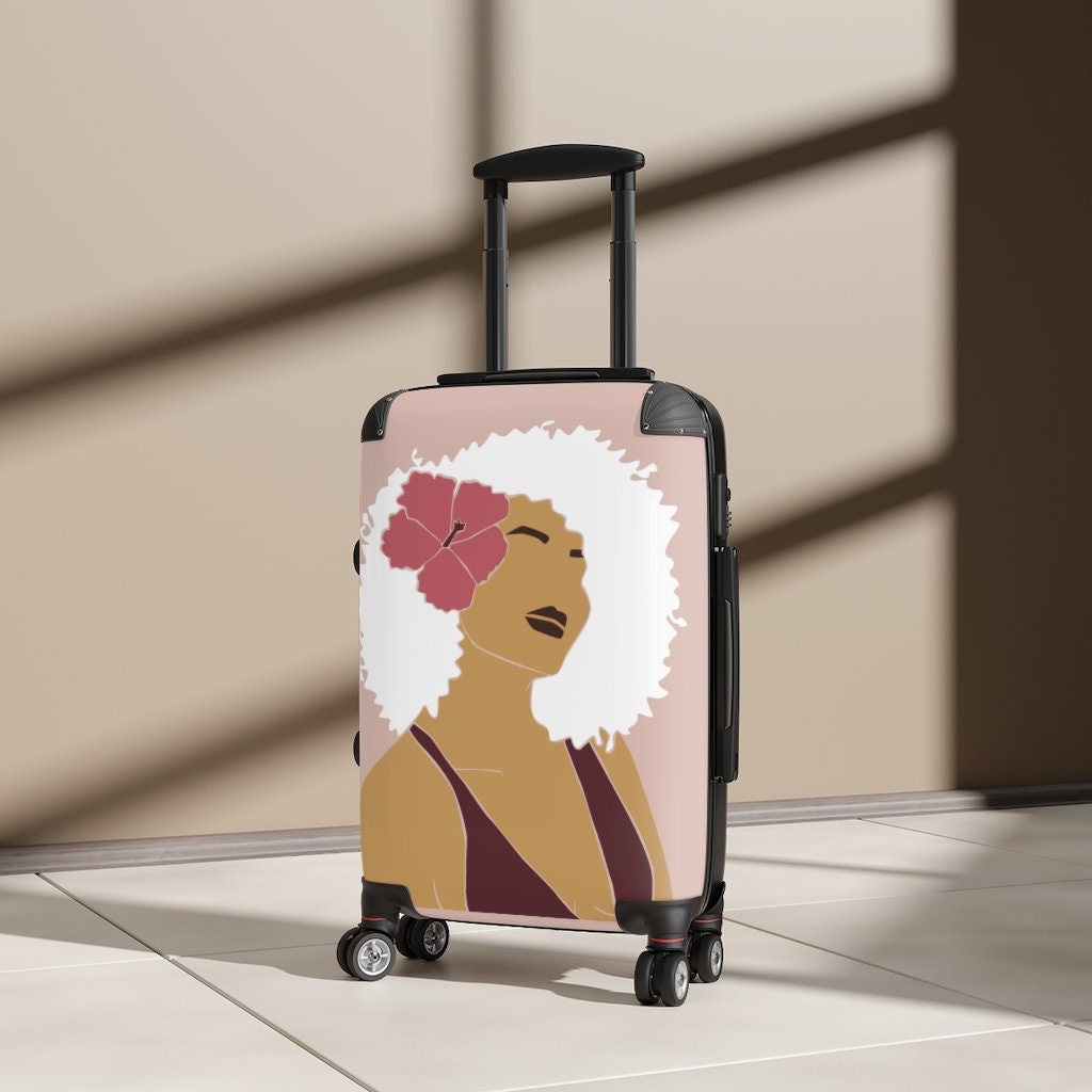 Suitcase, Boho, Black Girl Magic, Black Owned Shops, Gifts for her, Hispanic Gifts, Hispanic, gifts for Grandma