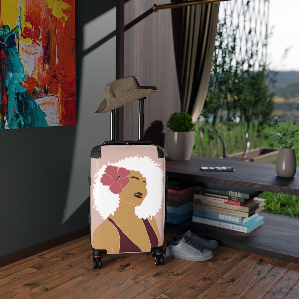 Suitcase, Boho, Black Girl Magic, Black Owned Shops, Gifts for her, Hispanic Gifts, Hispanic, gifts for Grandma