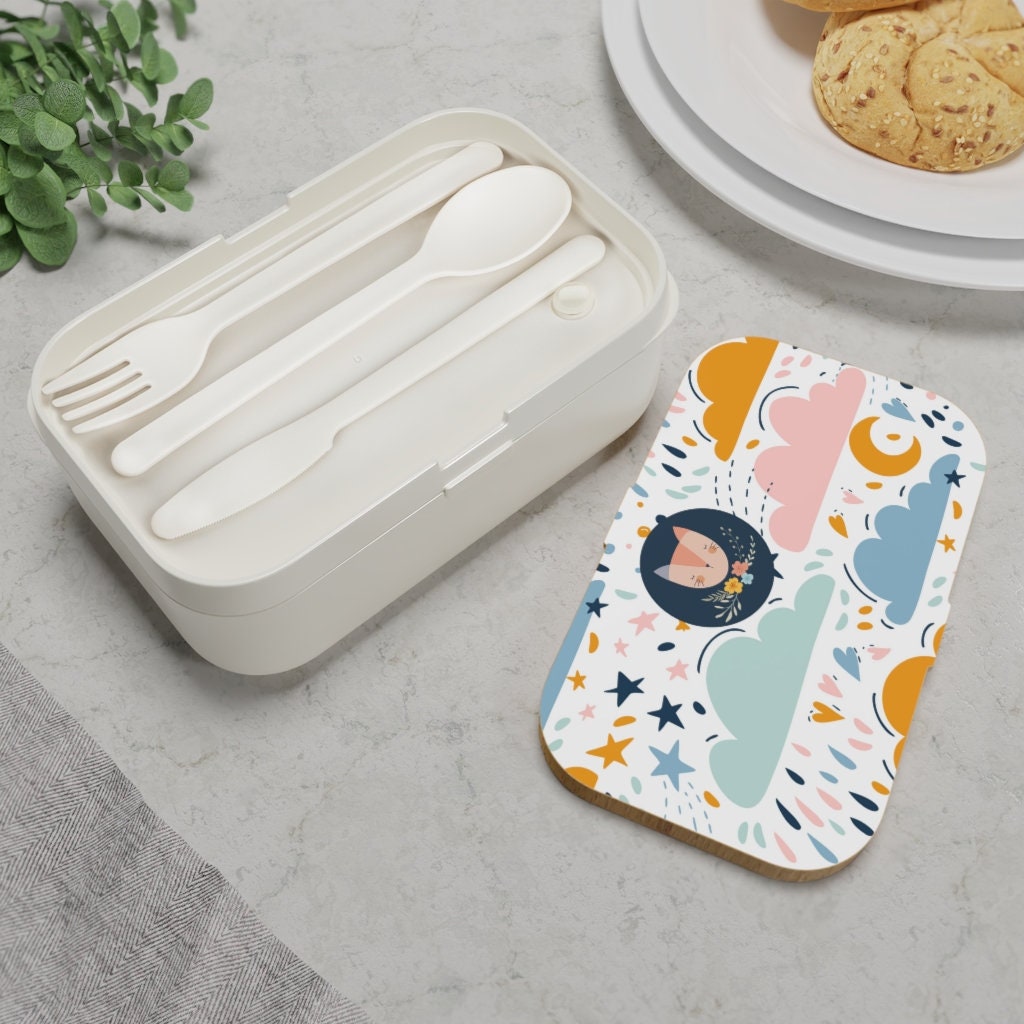 Bento Lunch Box for kids, lunch box, snack box, Black Owned Shops, Granddaughter gifts, Bento box, Cute bento box, woodland animals