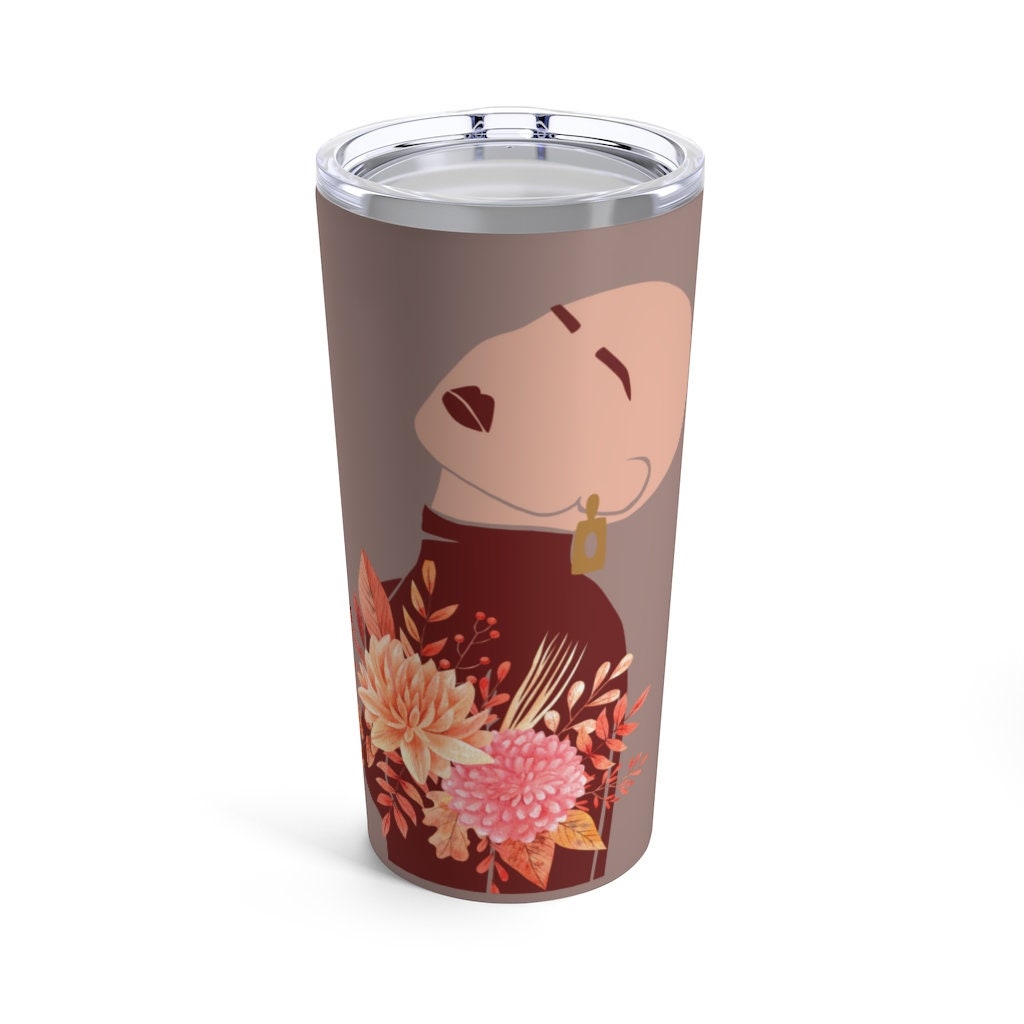 Breast Cancer Survivor Tumbler 20oz, Tumblers, Black owned shop, Boho Bouquet, gifts for friend, neighbor gift