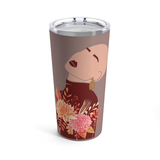 Breast Cancer Survivor Tumbler 20oz, Tumblers, Black owned shop, Boho Bouquet, gifts for friend, neighbor gift