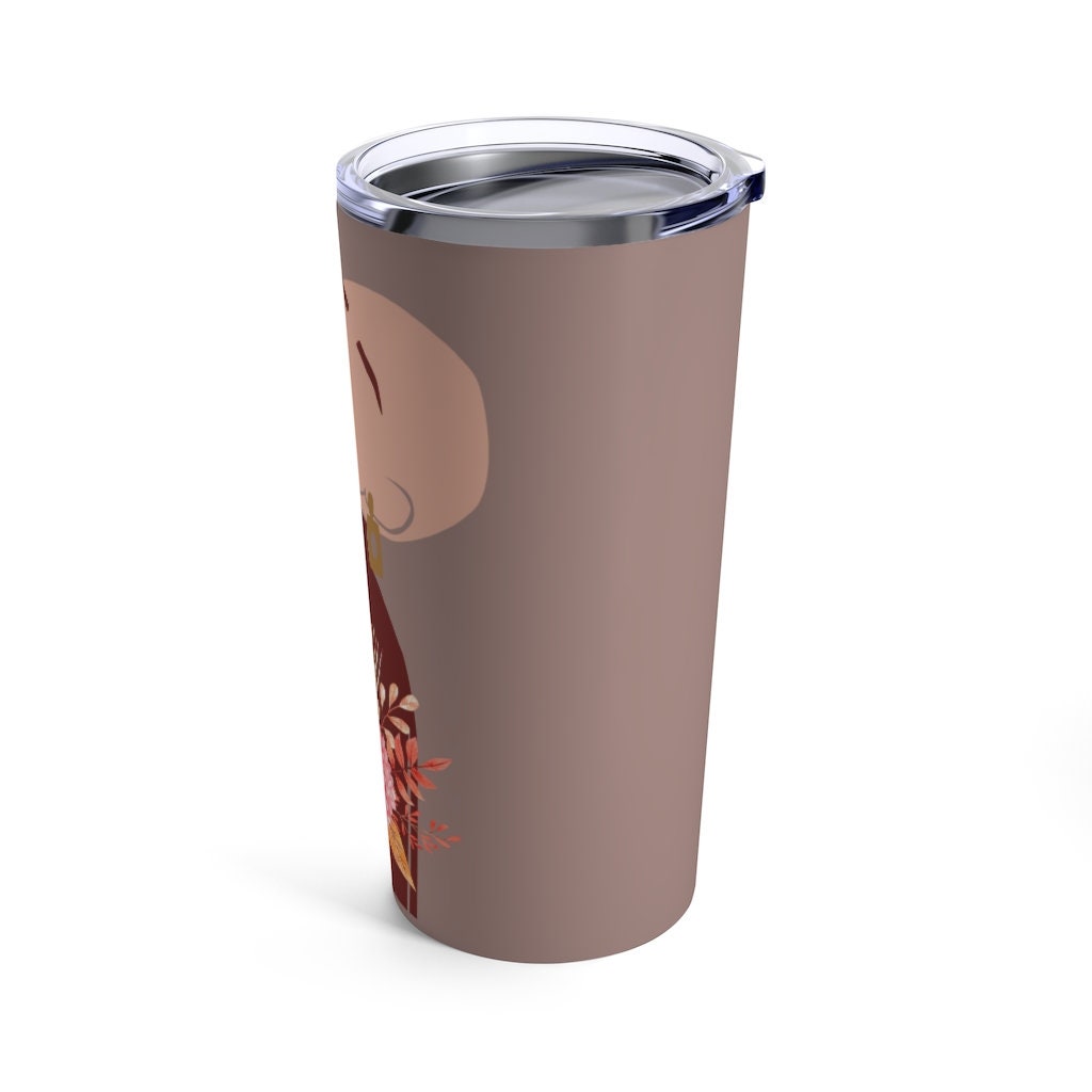 Breast Cancer Survivor Tumbler 20oz, Tumblers, Black owned shop, Boho Bouquet, gifts for friend, neighbor gift