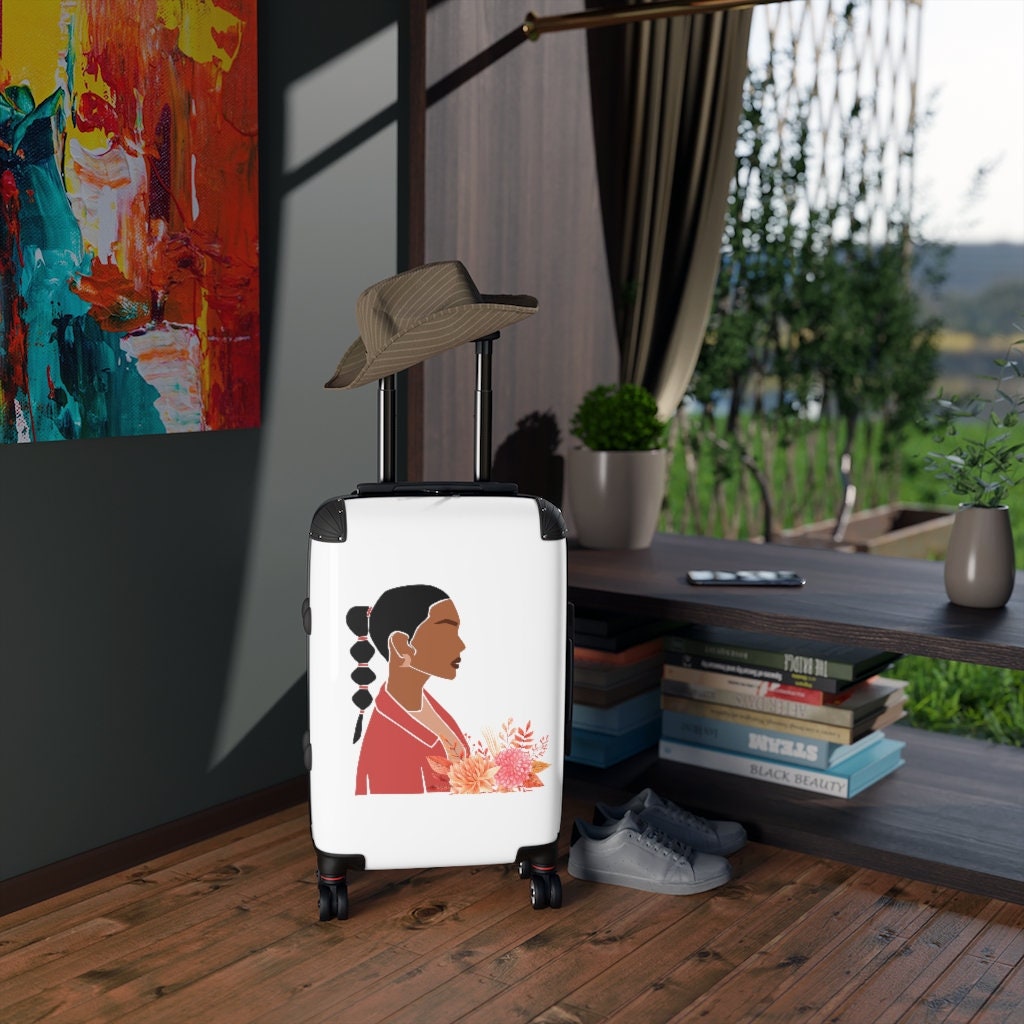 Suitcase, Boho, Room Decor, Black Girl Magic, Black Owned Shops, Gifts for her, Summer Gift, Self Care Gift