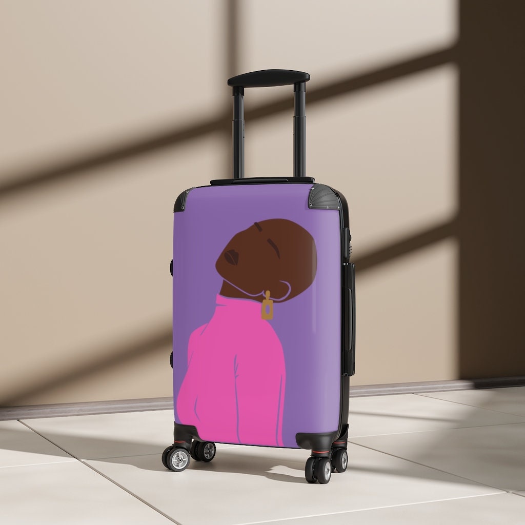 Cancer Survivor Suitcase, Dorm Room Decor, Black Girl Magic, Black Owned Shops, Gifts for her, Summer Gift, Self Care Gift