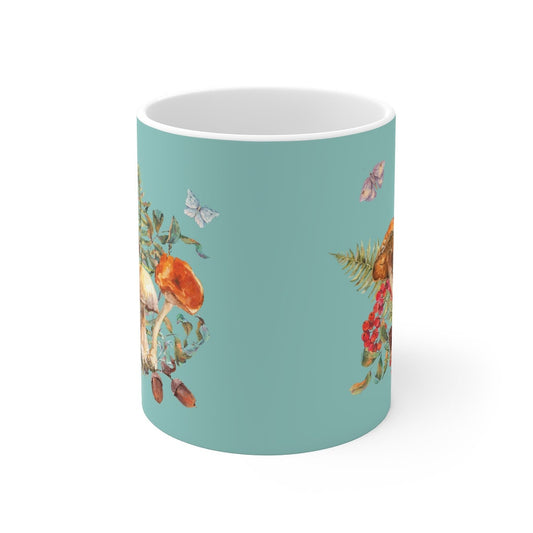 Cottagecore Christmas mug, Cottagecore  Aesthetic, Hot Chocolate Mug, Merry Christmas mug, Cottagecore work from home, home decor